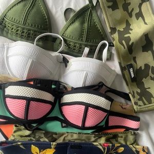 4 Triangle bikini sets!